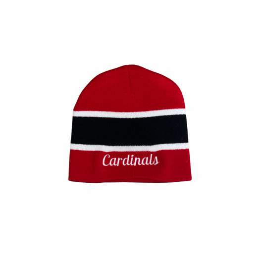 Cardinal Stripped Beanie