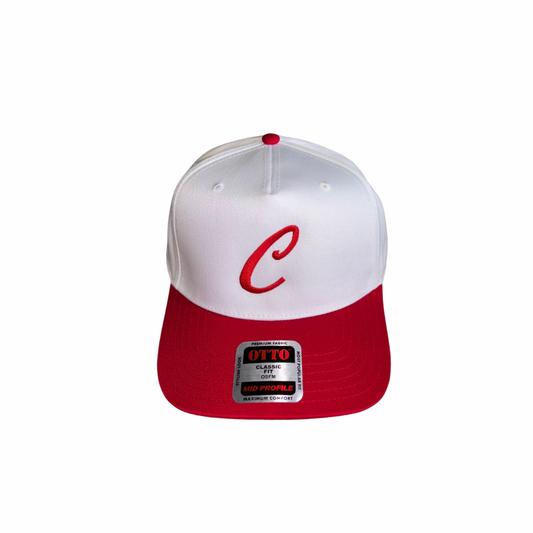 C White Snapback Hat